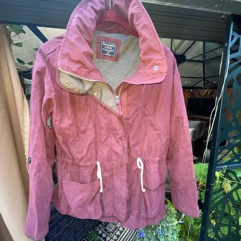 Abercrombie & Fitch Women's Mauve Utility Jacket XS - Picture 1 of 3